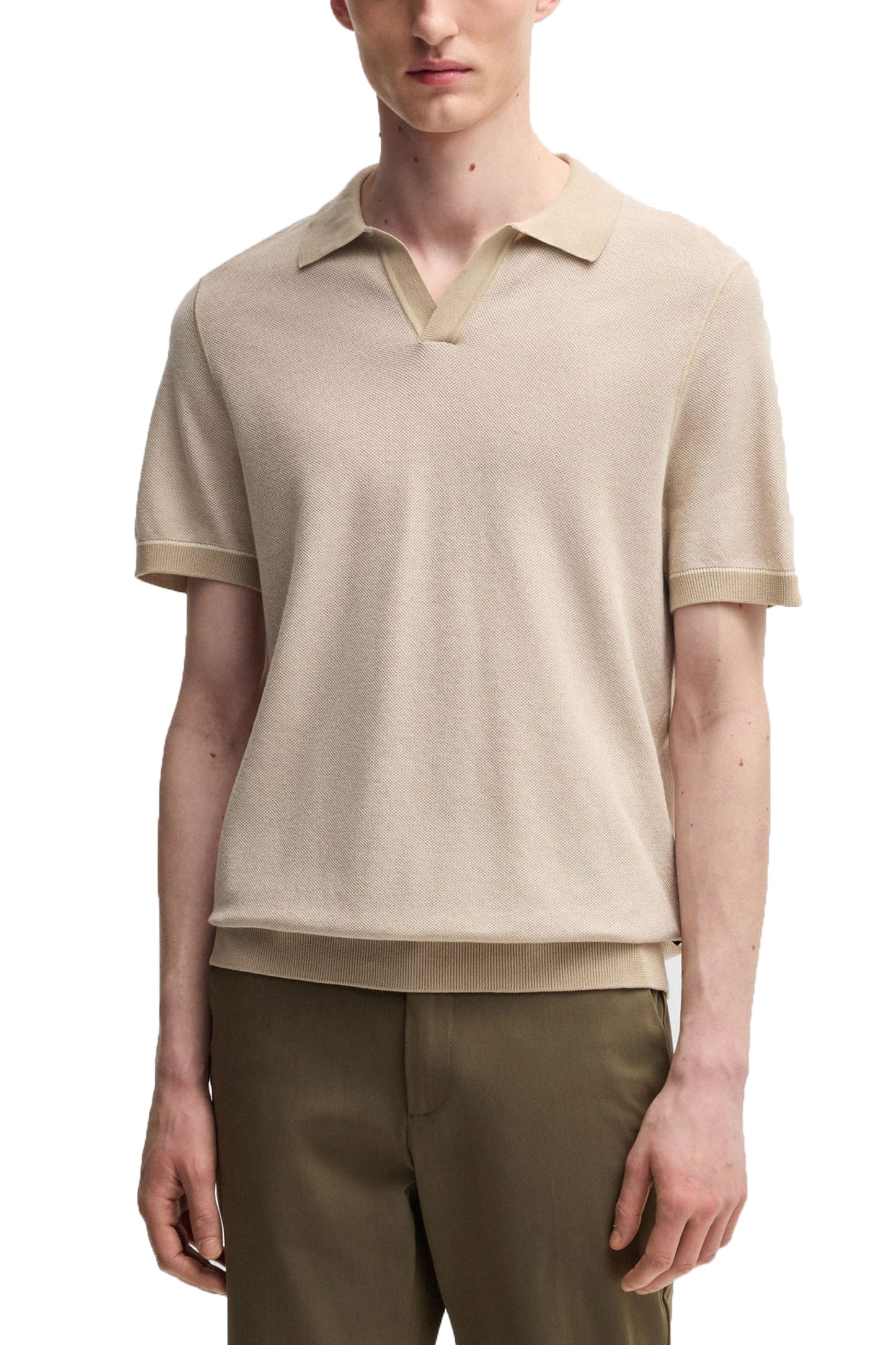 Boss H-jianluca Polo Shirt Open White