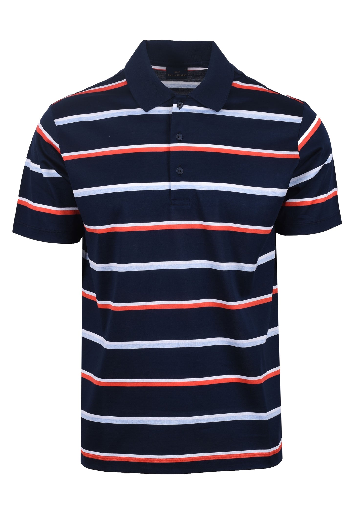 Paul And Shark Polo Stripe Navy/Red