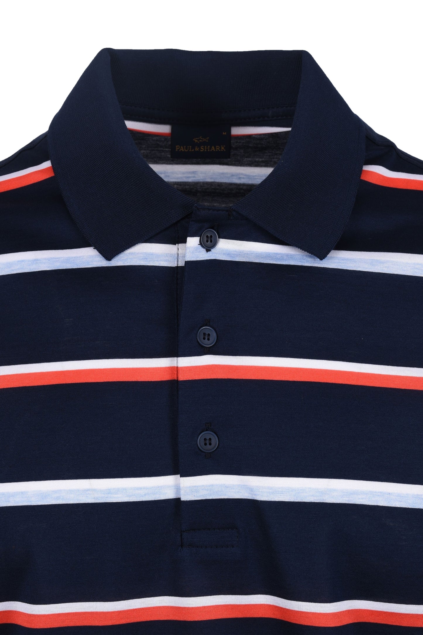 Paul And Shark Polo Stripe Navy/Red