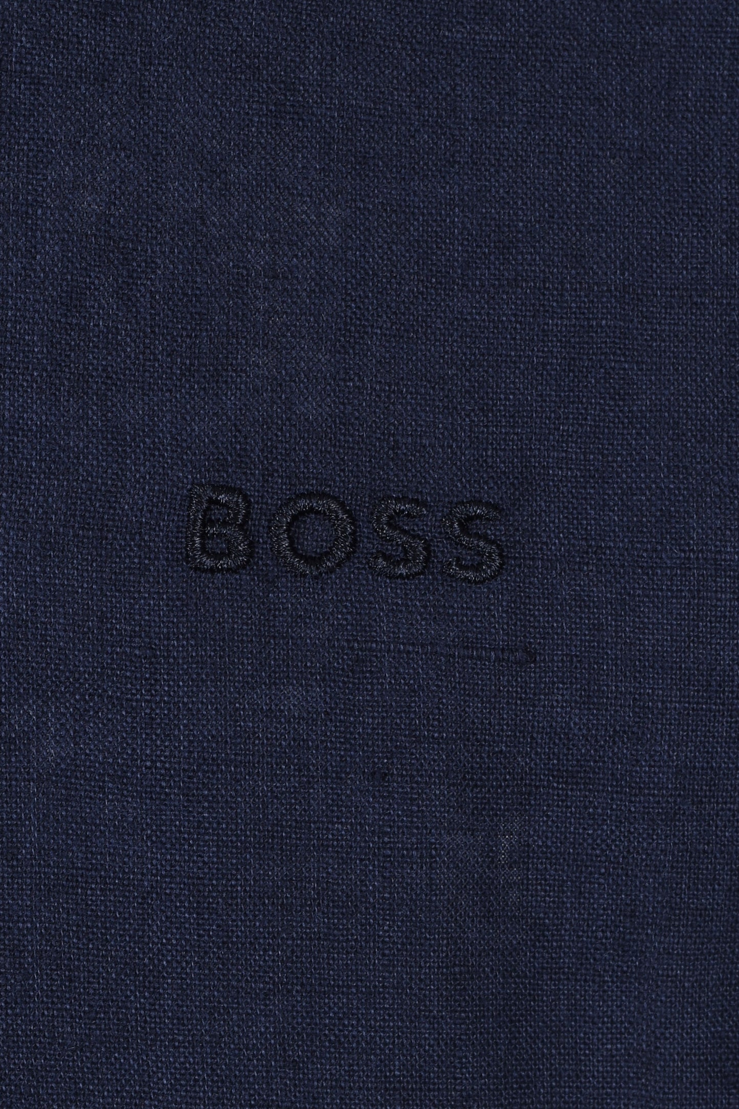 Boss H-roan-bd-e-c1-243 Linen Shirt Dark Blue