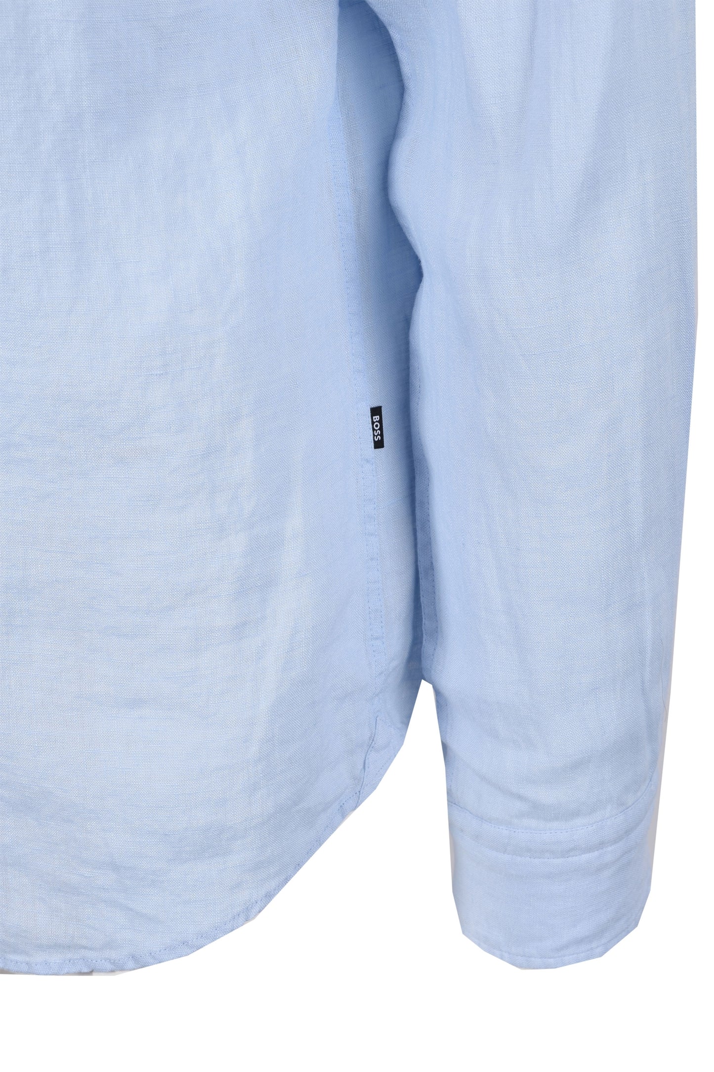 Boss H-roan-bd-e-c1-243 Linen Shirt Light Pastel Blue