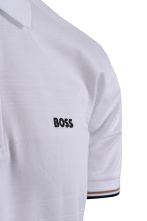 Boss Philix Pima Polo White Boss Green