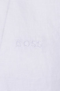 Boss H-roan-bd-e-c1-243 Linen Shirt White Boss Black