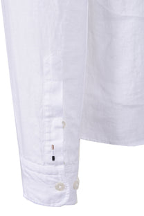 Boss H-roan-bd-e-c1-243 Linen Shirt White Boss Black