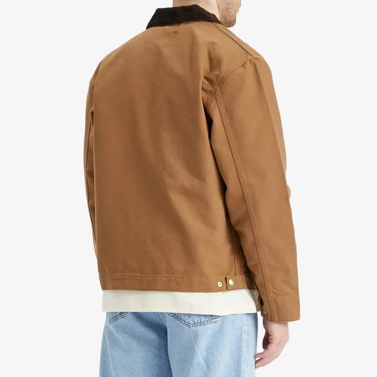CARHARTT DETROIT JACKET HAMILTON BROWN/TOBACCO RINSED Carhartt