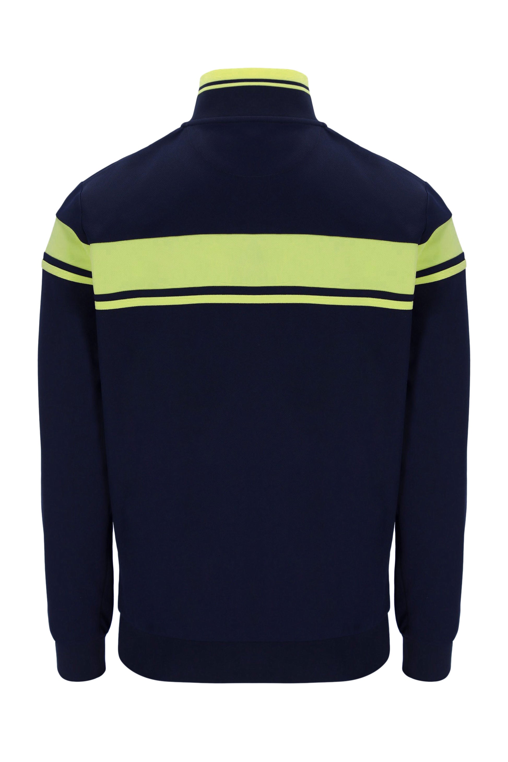 SERGIO TACCHINI DAMARINDO TRACK TOP MARITIME BLUE/CELERY GREEN Sergio Tacchini Michael Stewart Menswear  Tracksuit