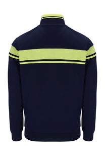 SERGIO TACCHINI DAMARINDO TRACK TOP MARITIME BLUE/CELERY GREEN Sergio Tacchini Michael Stewart Menswear  Tracksuit