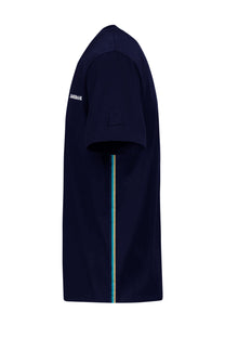 SANDBANKS SIDE STRIPE T-SHIRT NAVY