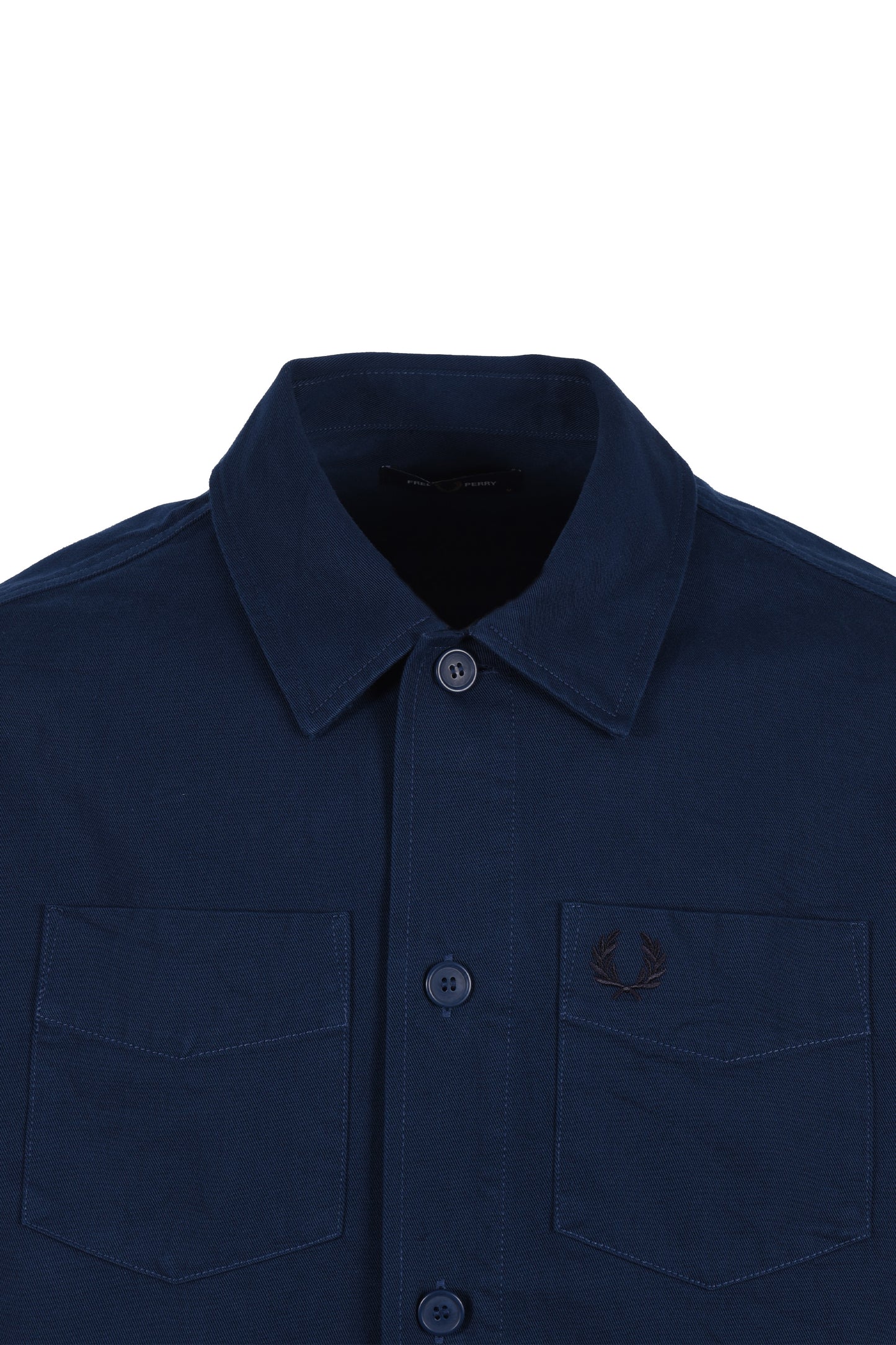 Fred Perry Twill Overshirt Tennis Blue