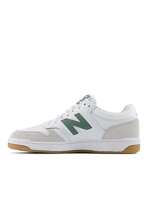 New Balance 480 Trainers White with Grey Matter New Balance