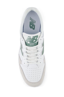 New Balance 480 Trainers White with Grey Matter New Balance