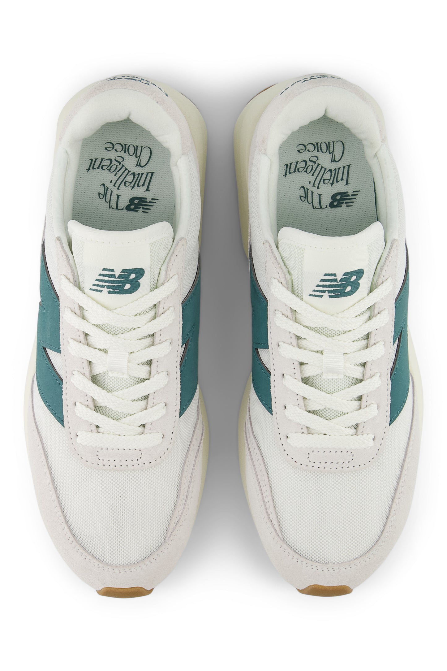 New Balance 370 Trainer Sea Salt & New Spruce