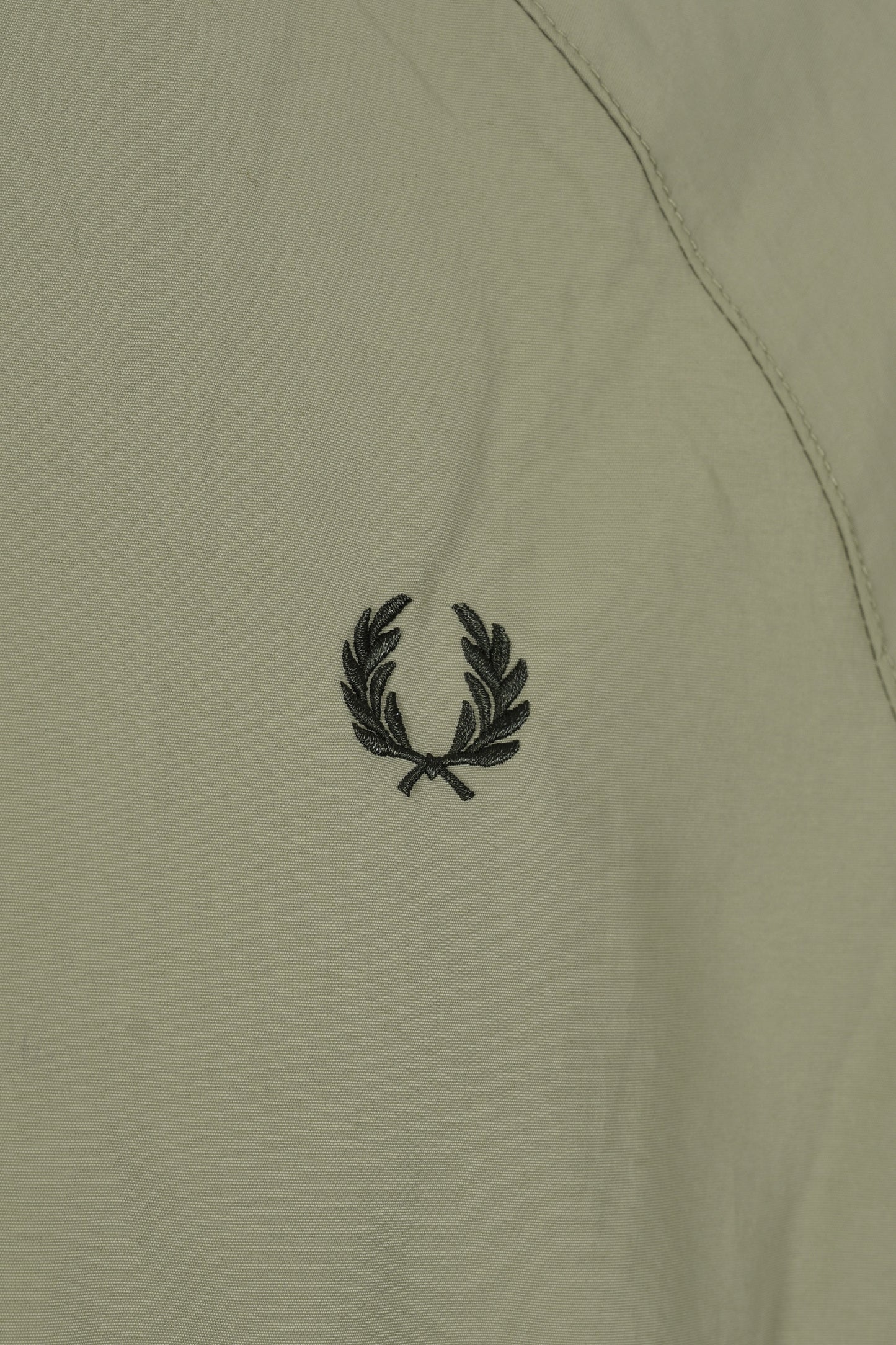 Fred Perry Taslan Hooded Shell Jacket Olive Mint
