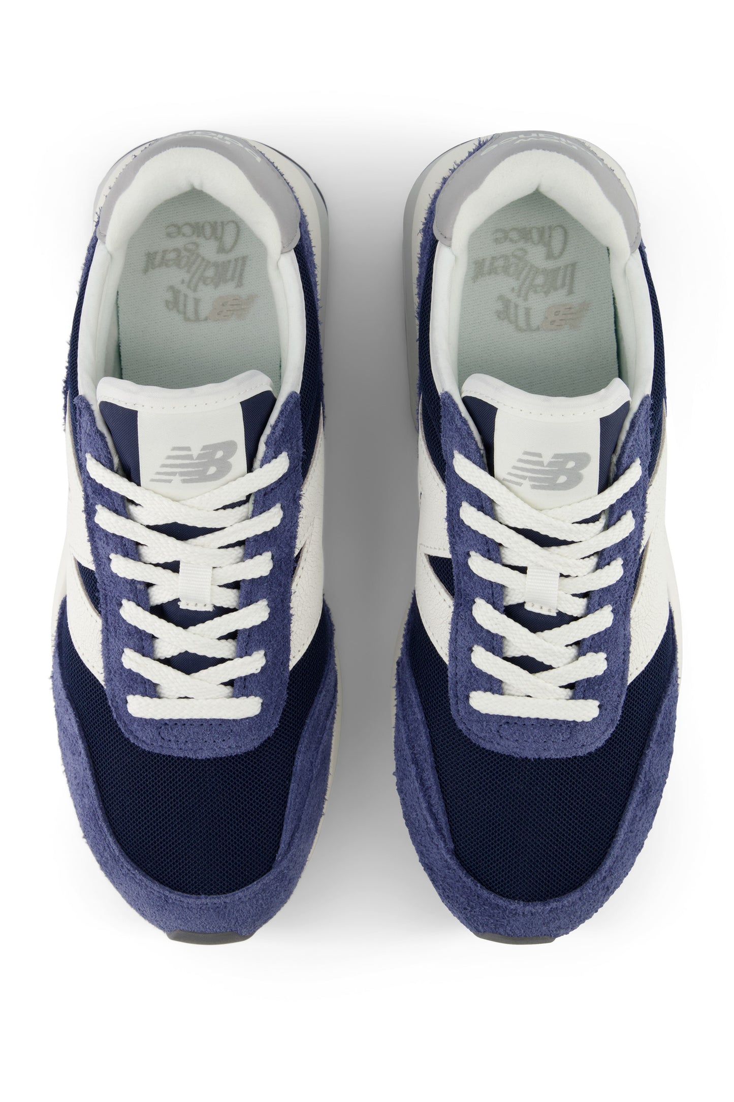 New Balance 370 Trainer Navy With Sea Salt