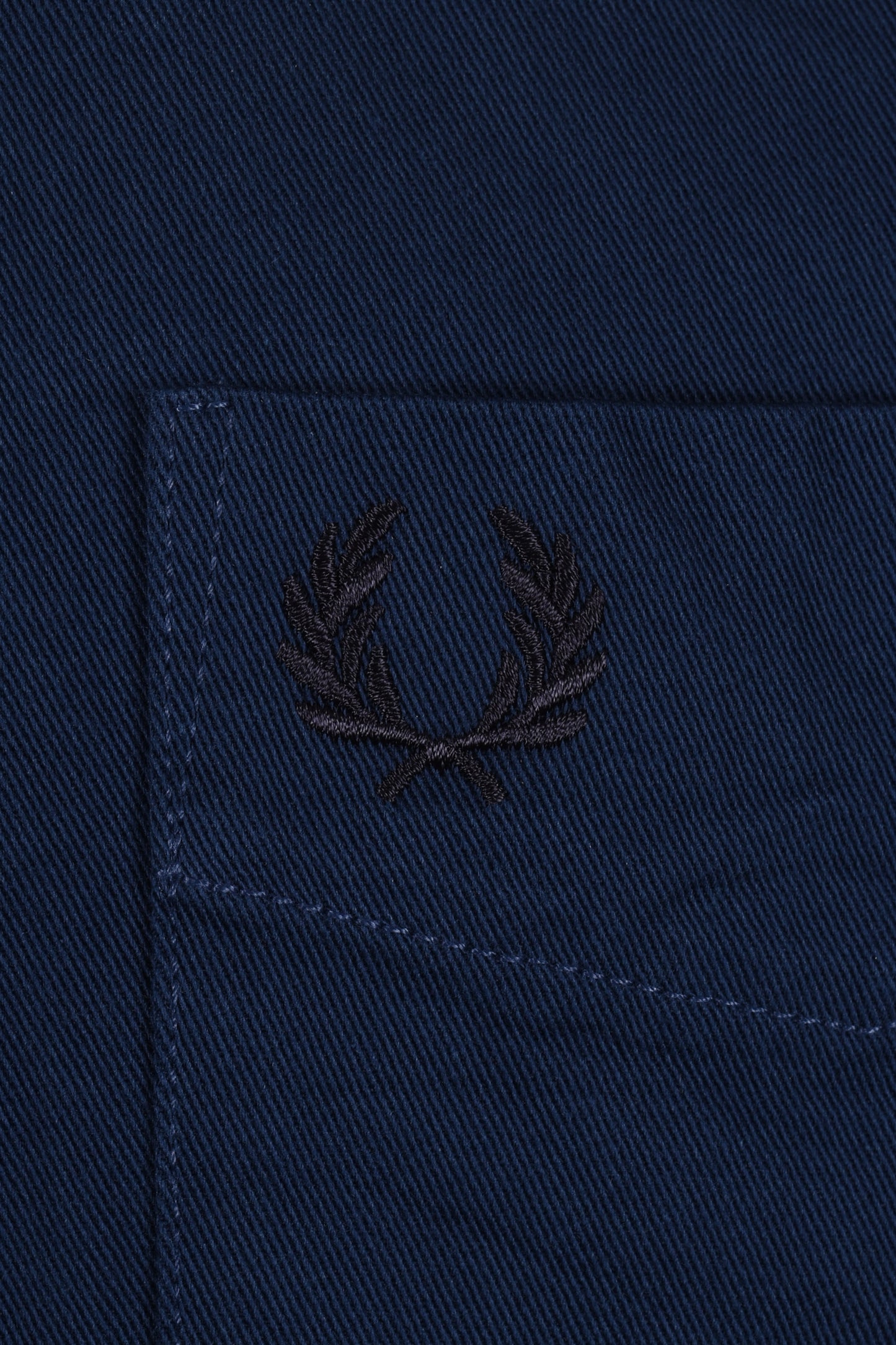 Fred Perry Twill Overshirt Tennis Blue