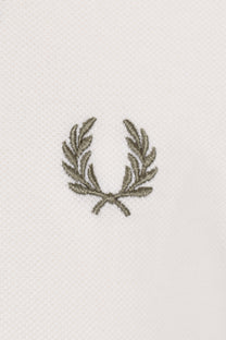 Fred Perry Twin Tipped Polo Light Ecru/Olive Fred Perry