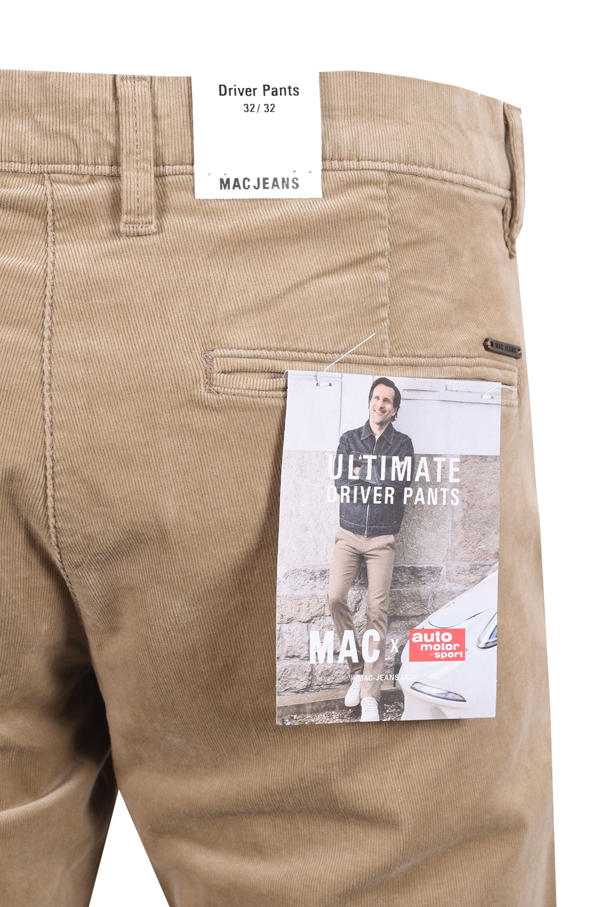 MAC CORDS STONE Mac Michael Stewart Menswear  Trousers