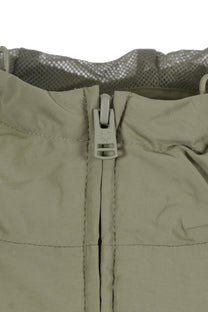 Fred Perry Taslan Hooded Shell Jacket Olive Mint Fred Perry