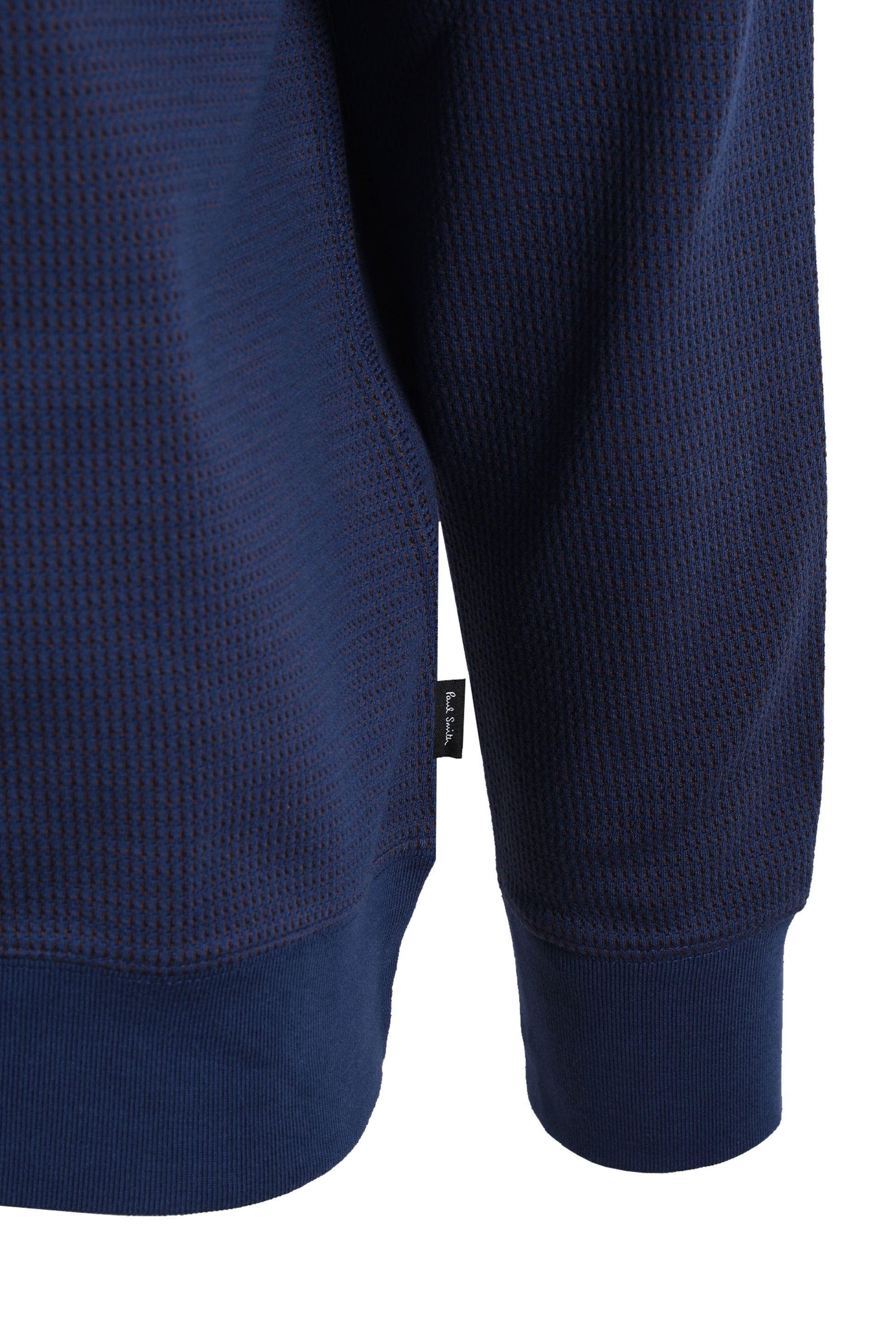 PAUL SMITH CLASSIC HALF ZIP BLUE Paul Smith Michael Stewart Menswear  Knitwear