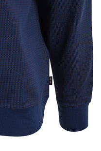PAUL SMITH CLASSIC HALF ZIP BLUE Paul Smith Michael Stewart Menswear  Knitwear