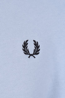 Fred Perry Half Zip Sweatshirt Light Smoke Fred Perry