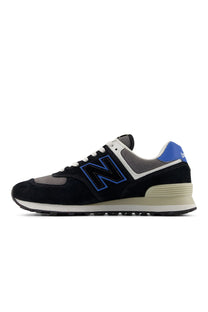 New Balance 574 Trainer Black/Blue Agate New Balance