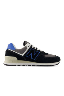 New Balance 574 Trainer Black/Blue Agate New Balance