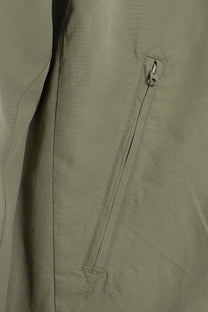 Fred Perry Taslan Hooded Shell Jacket Olive Mint Fred Perry