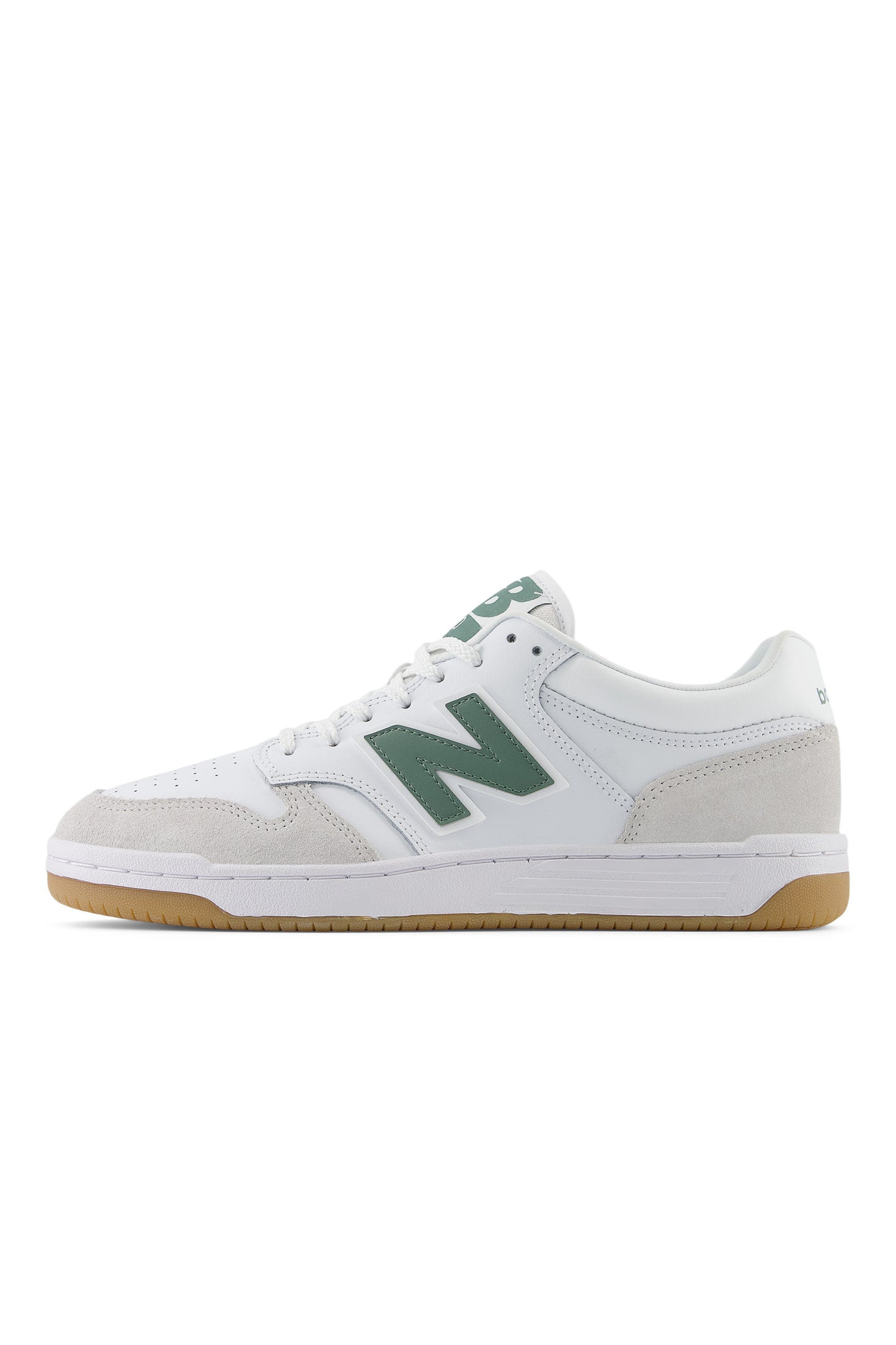 New Balance 480 Trainers White with Grey Matter