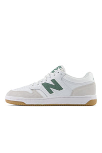 New Balance 480 Trainers White with Grey Matter New Balance