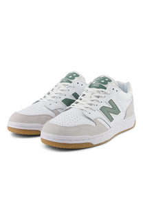 New Balance 480 Trainers White with Grey Matter New Balance