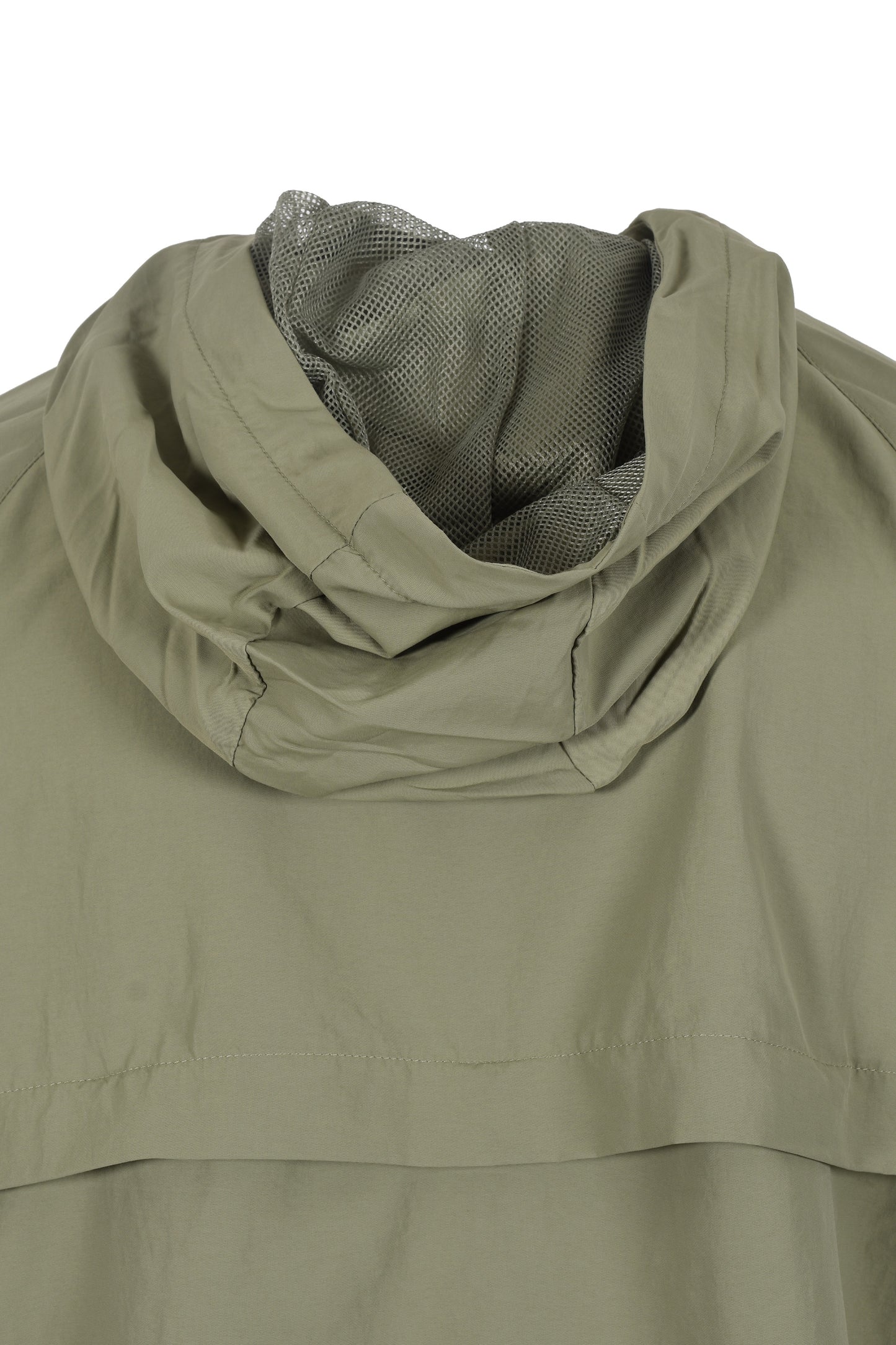Fred Perry Taslan Hooded Shell Jacket Olive Mint