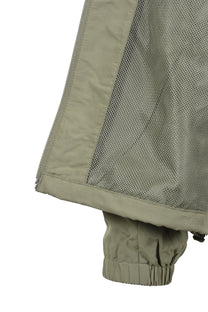 Fred Perry Taslan Hooded Shell Jacket Olive Mint Fred Perry