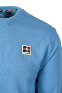 AQUASCUTUM BADGE CREWNECK SWEATSHIRT AVIO Aquascutum