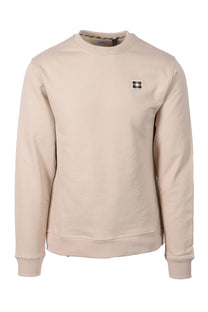 AQUASCUTUM BADGE CREWNECK SWEATSHIRT BEIGE Aquascutum