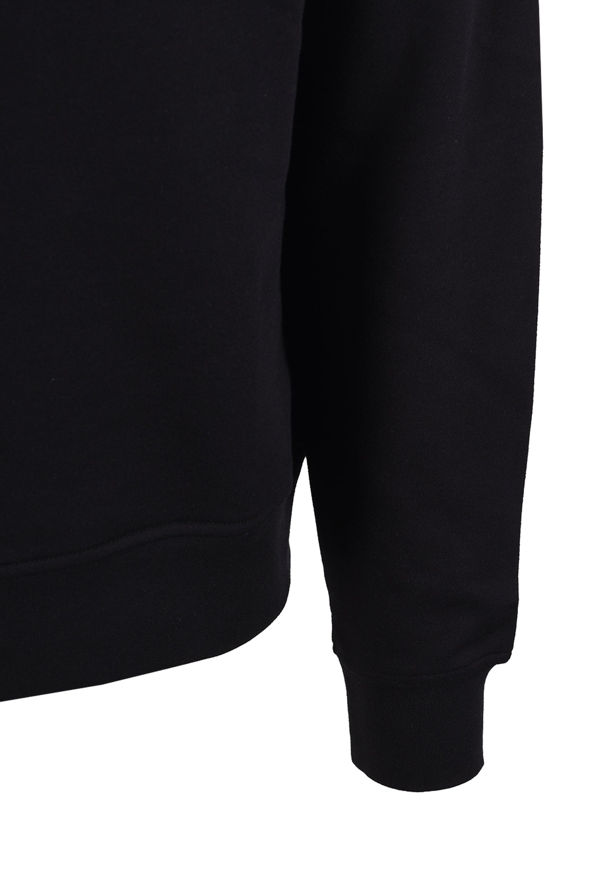AQUASCUTUM BADGE HALF ZIP BLACK Aquascutum Michael Stewart Menswear  Knitwear