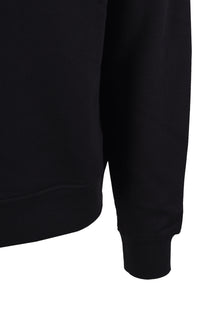 AQUASCUTUM BADGE HALF ZIP BLACK Aquascutum Michael Stewart Menswear  Knitwear