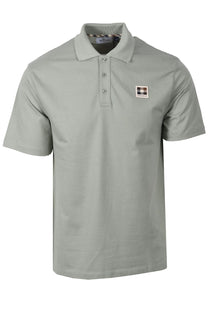 AQUASCUTUM CHECK POLO SHIRT SALVIA Aquascutum