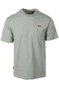 AQUASCUTUM CLUB CHECK BADGE T-SHIRT SALVIA Aquascutum