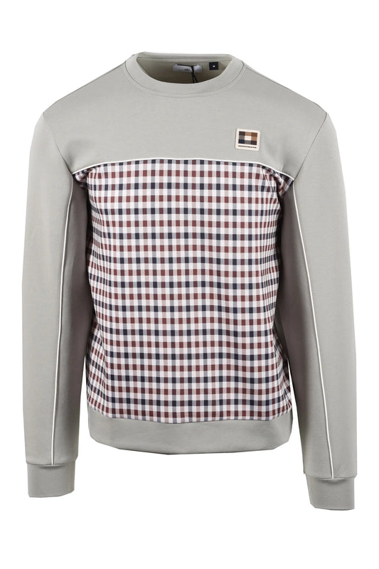 AQUASCUTUM CLUB CREWNECK SALVIA Aquascutum