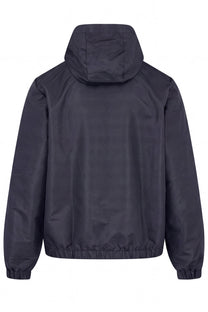 AQUASCUTUM DIAMOND WAVE BADGE TRACKTOP NAVY