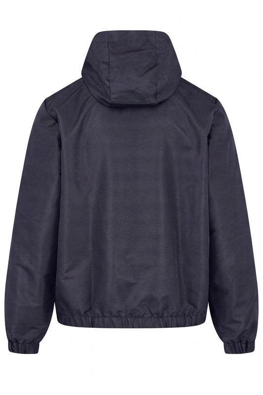 AQUASCUTUM DIAMOND WAVE BADGE TRACKTOP NAVY