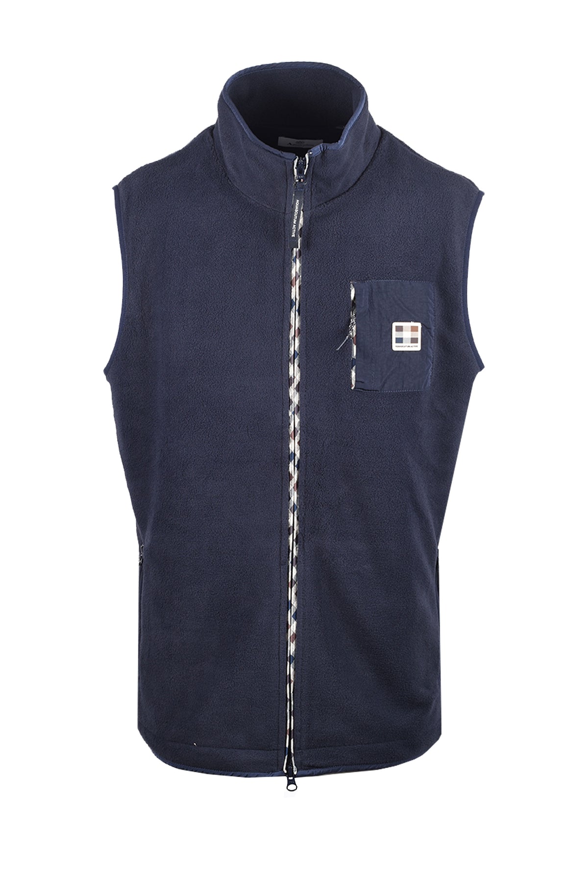 AQUASCUTUM POLAR FLEECE GILET NAVY