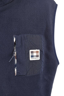AQUASCUTUM POLAR FLEECE GILET NAVY