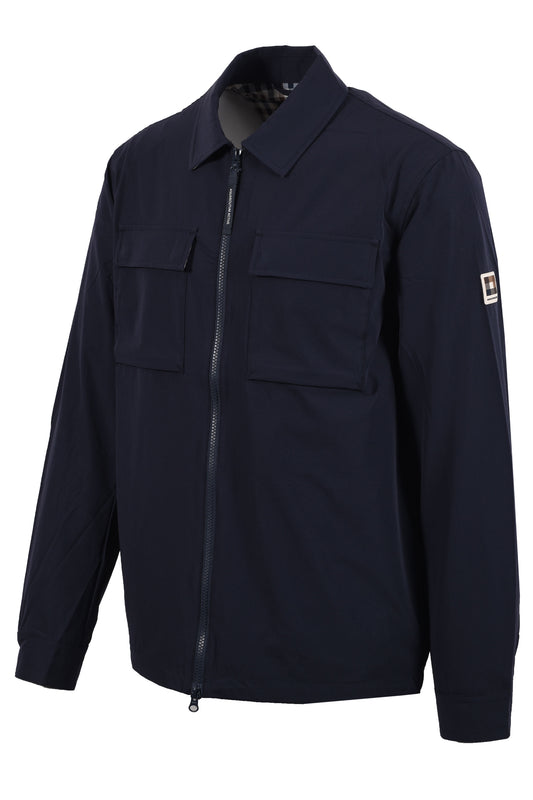 AQUASCUTUM SHELL SP OVERSHIRT NAVY