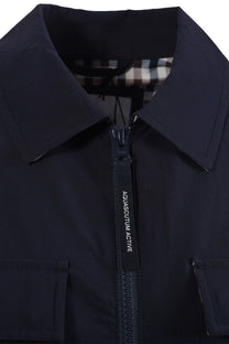 AQUASCUTUM SHELL SP OVERSHIRT NAVY Aquascutum
