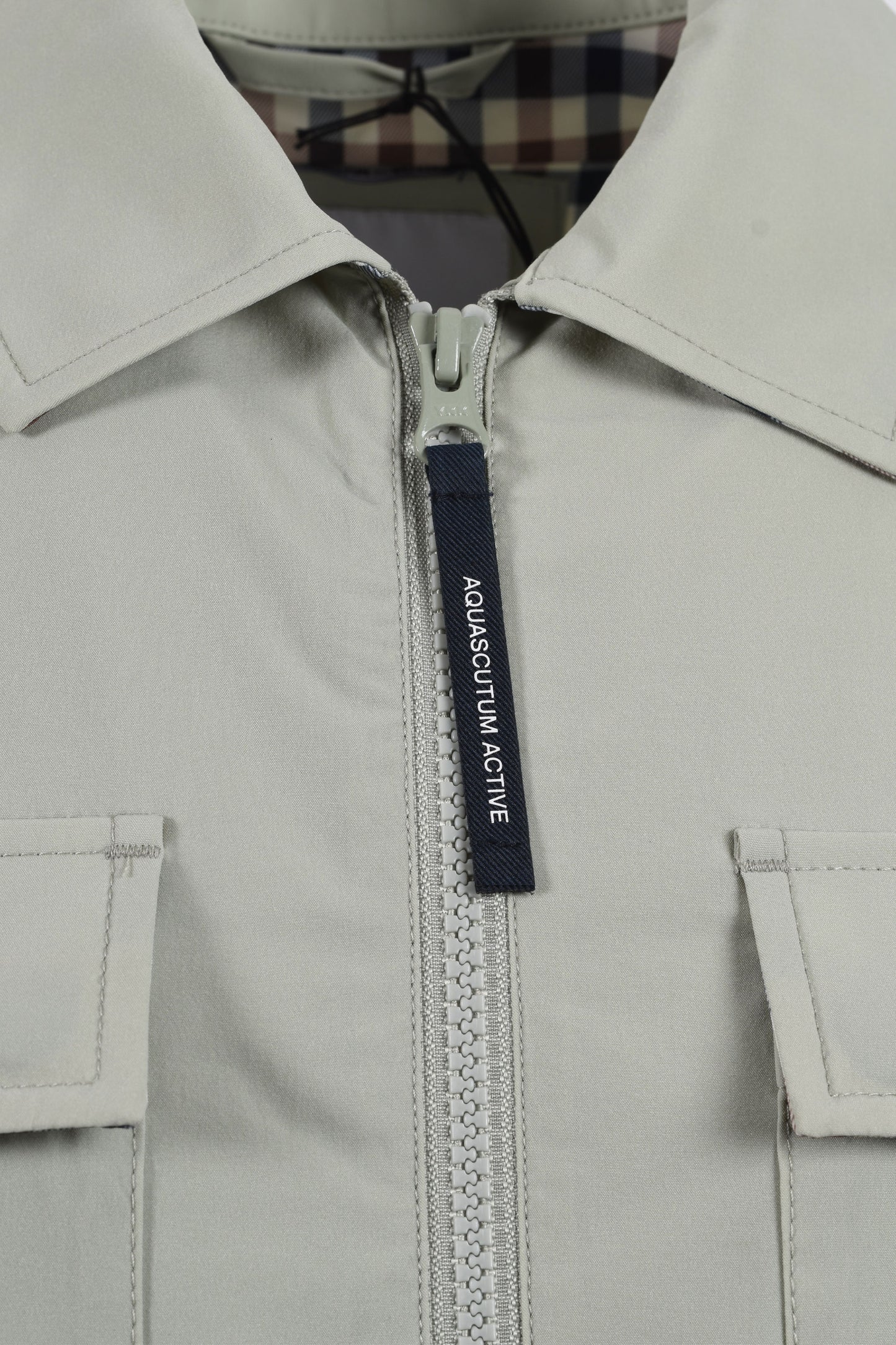 AQUASCUTUM SHELL SP OVERSHIRT SALVIA