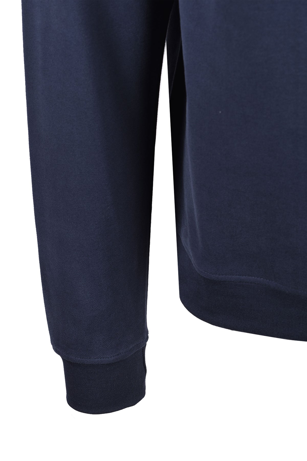 AQUASCUTUM SHOULDER FLEECE CREWNECK NAVY