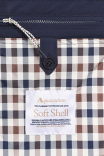 AQUASCUTUM SOFT SHELL JACKET NAVY Aquascutum Michael Stewart Menswear  Jackets