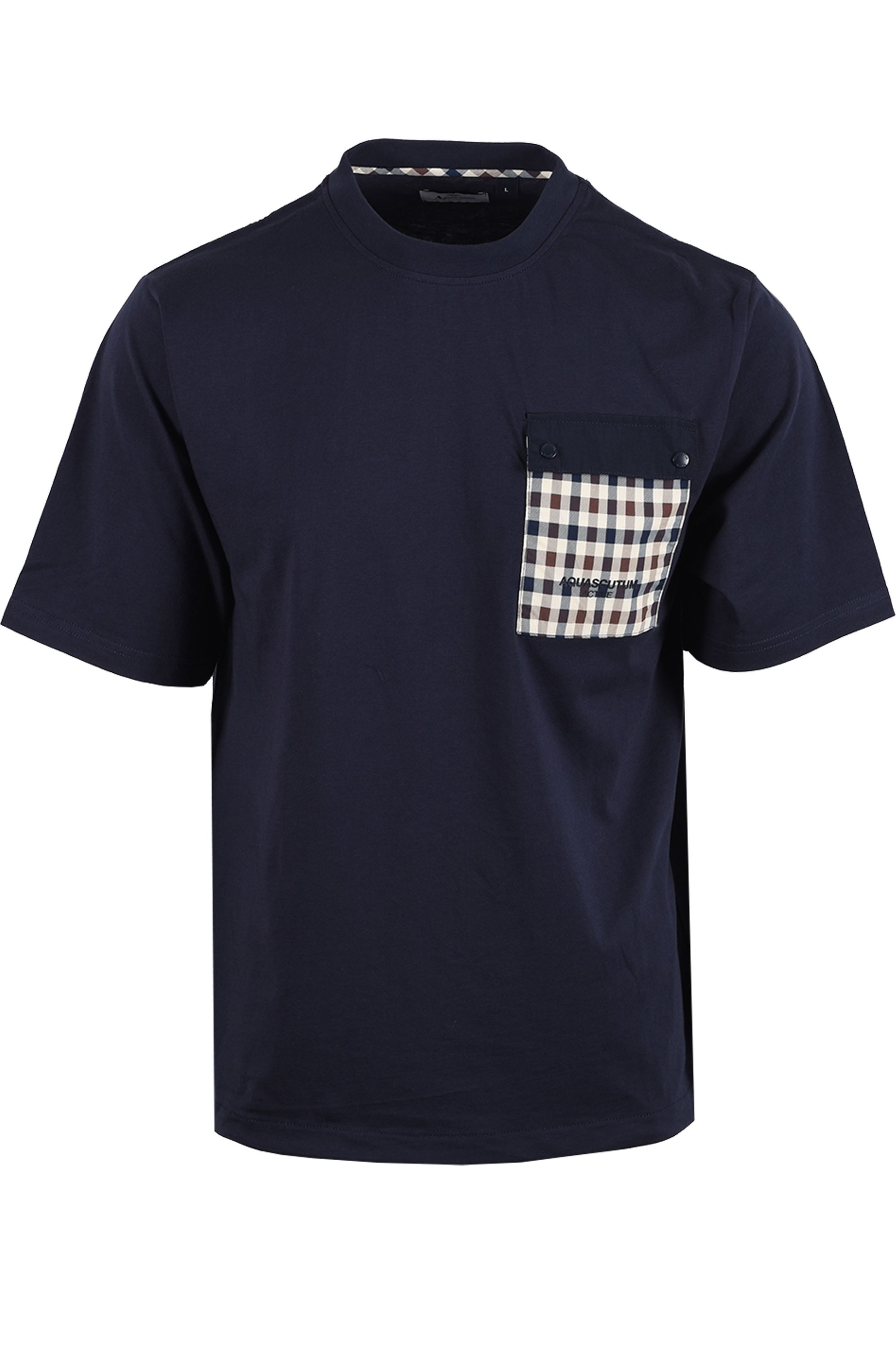AQUASCUTUM TECH POCKET T-SHIRT NAVY Aquascutum Michael Stewart Menswear  T-Shirts